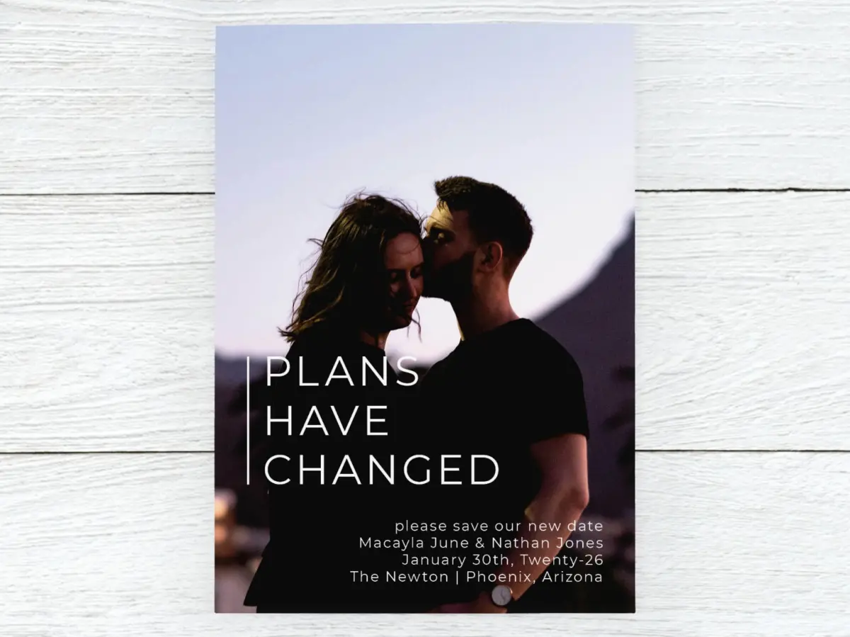 Save the Date Card Front