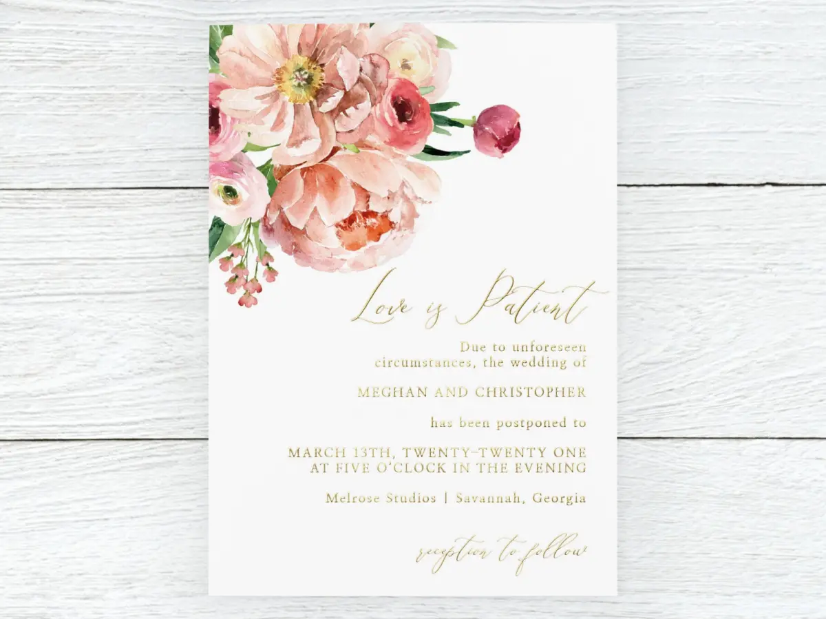 Save the Date Card Front