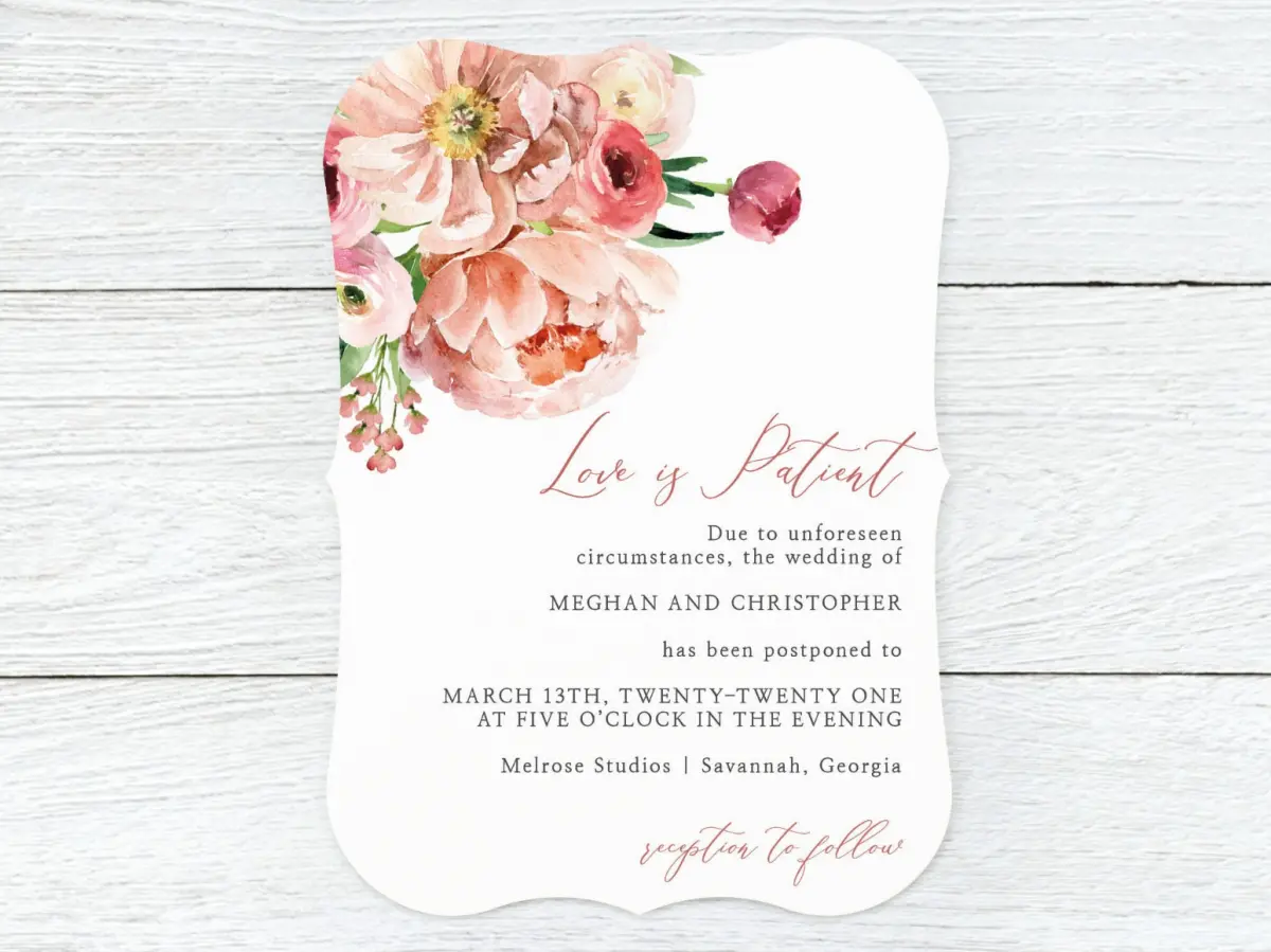 Save the Date Card Front