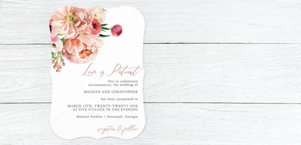 Save the Date Card Front