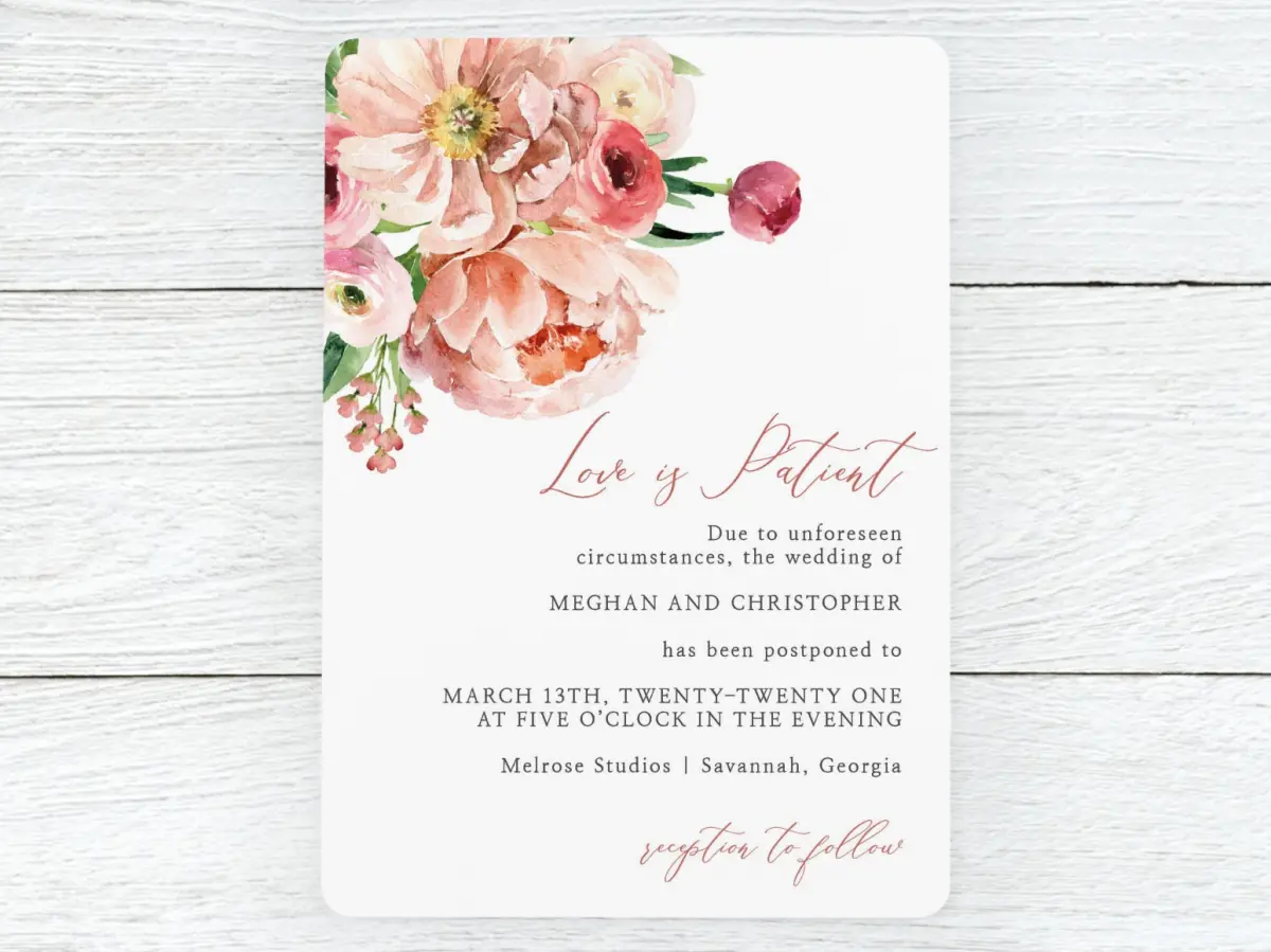 Save the Date Card Front