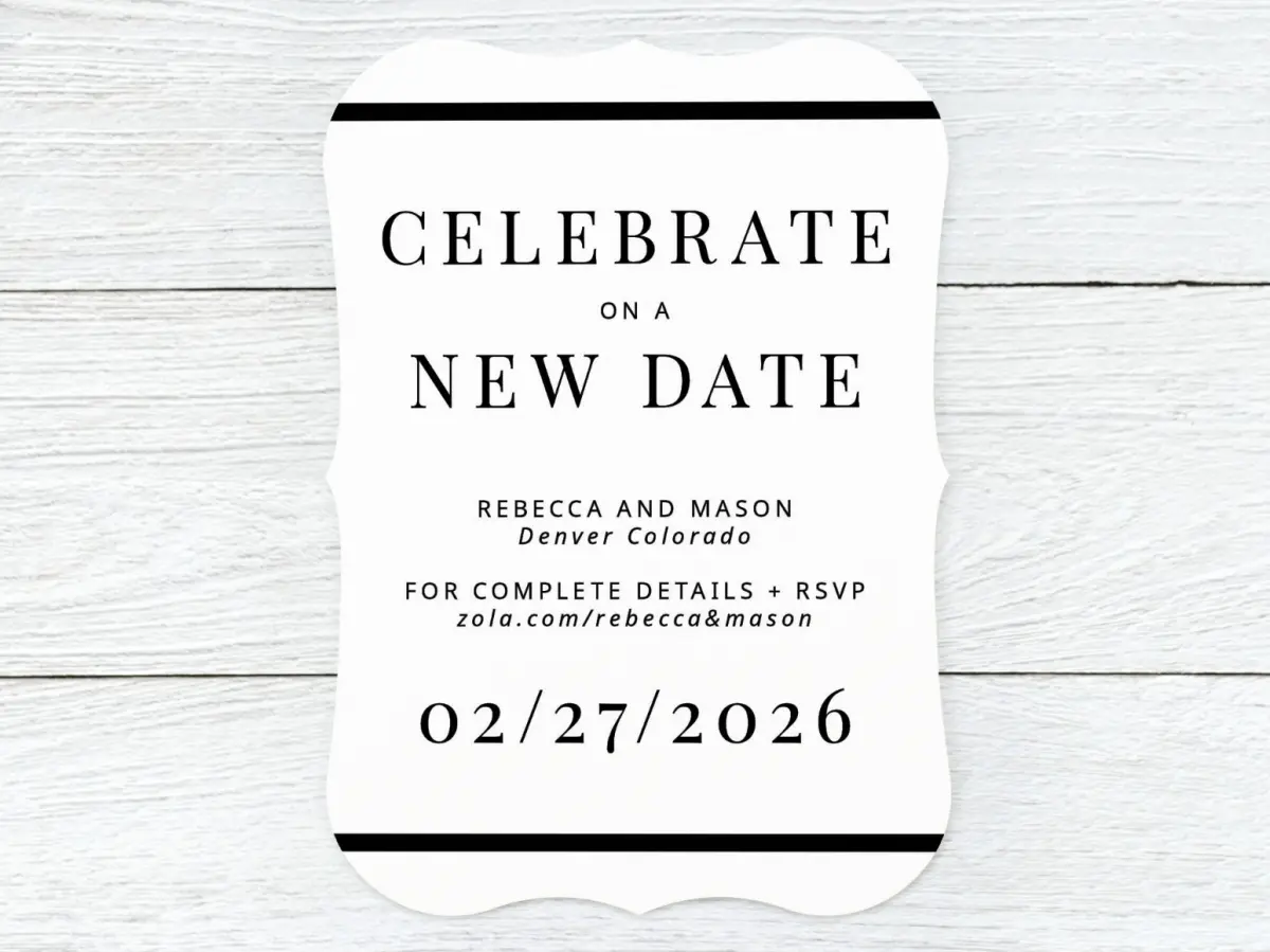 Save the Date Card Front