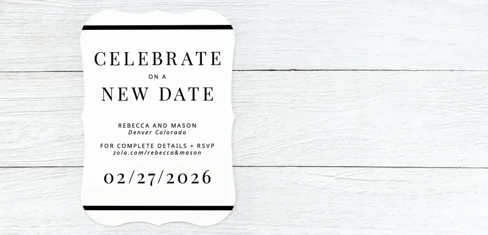 Save the Date Card Front