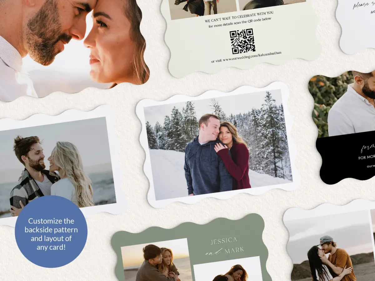 Back of Save the Date Card
