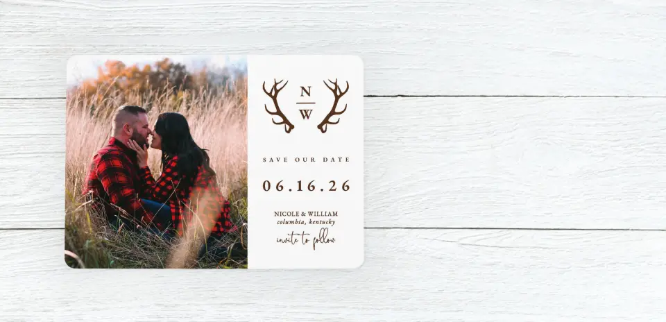 Save the Date Card Front