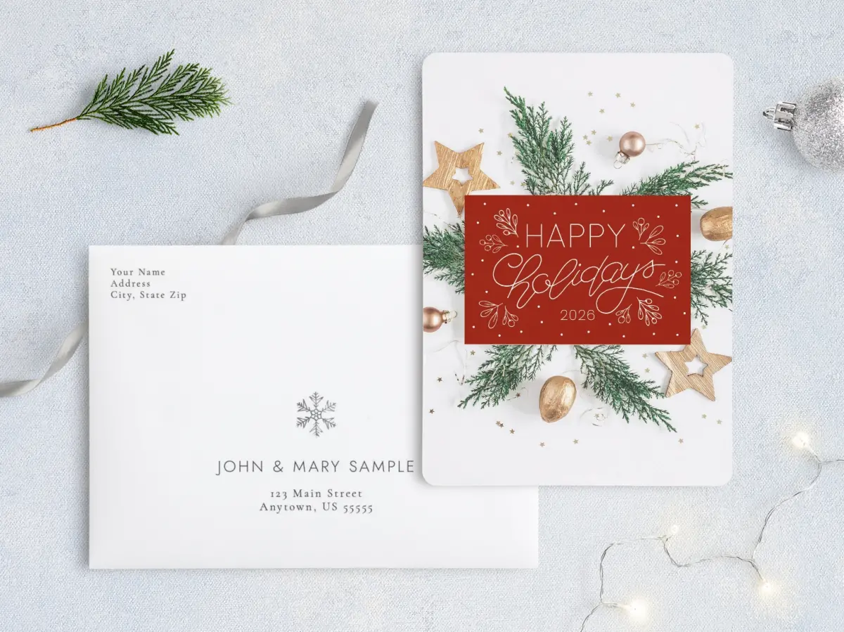 Front with Envelope Design