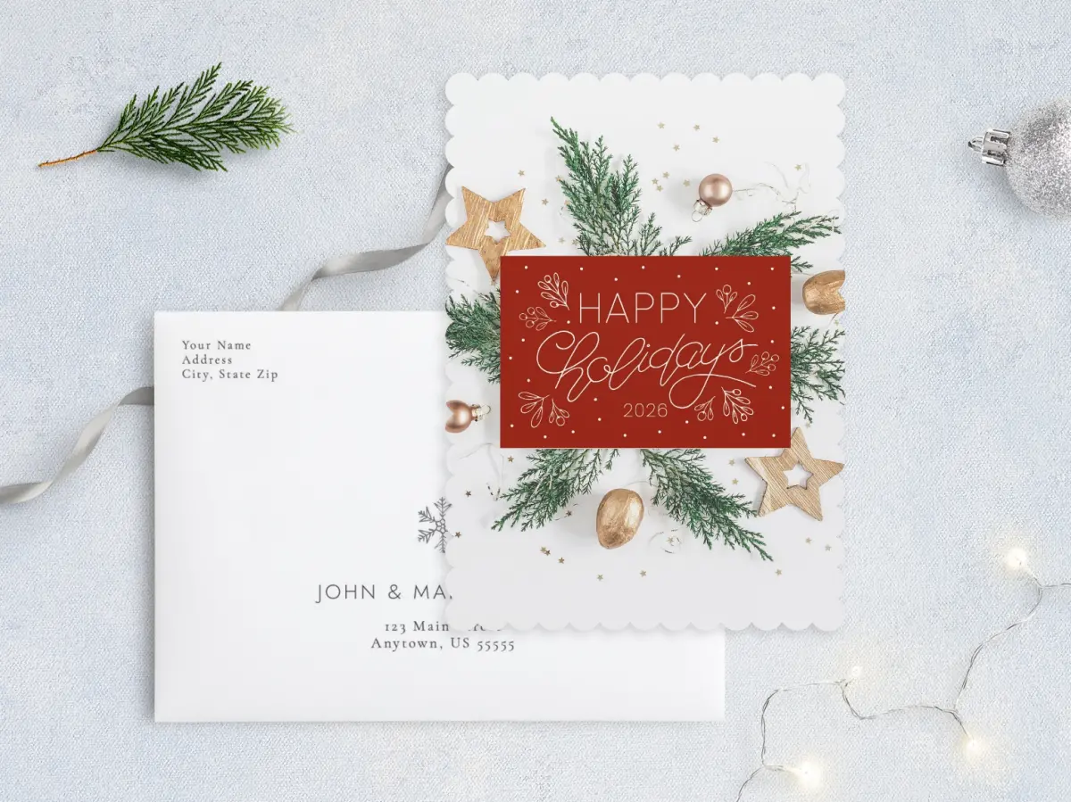 Front with Envelope Design