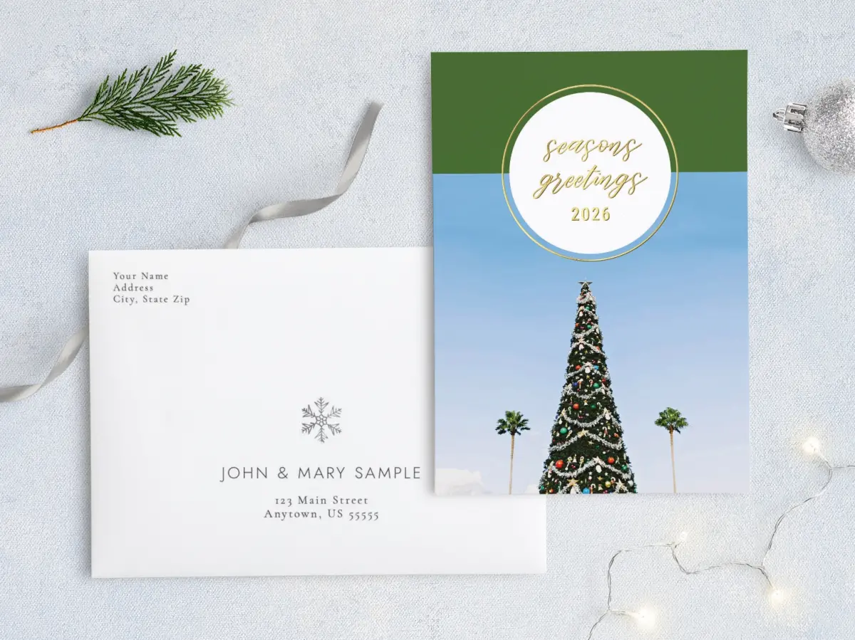 Front with Envelope Design