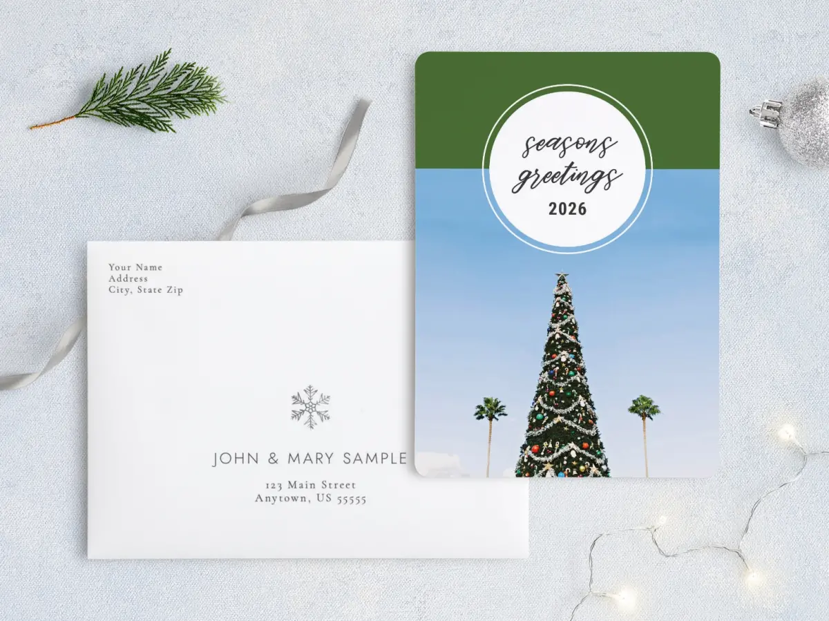 Front with Envelope Design