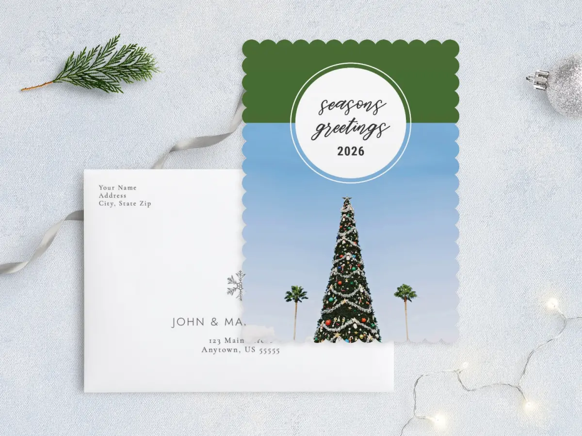 Front with Envelope Design