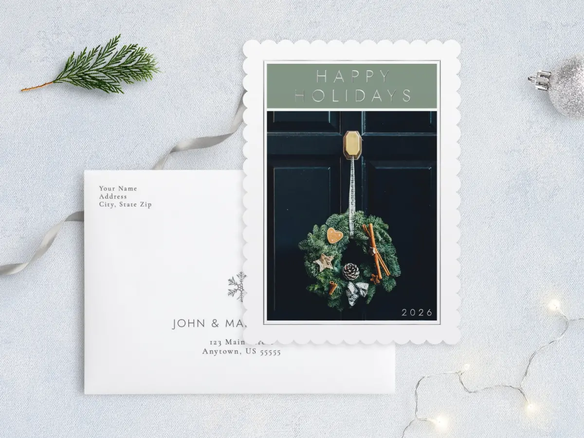 Front with Envelope Design
