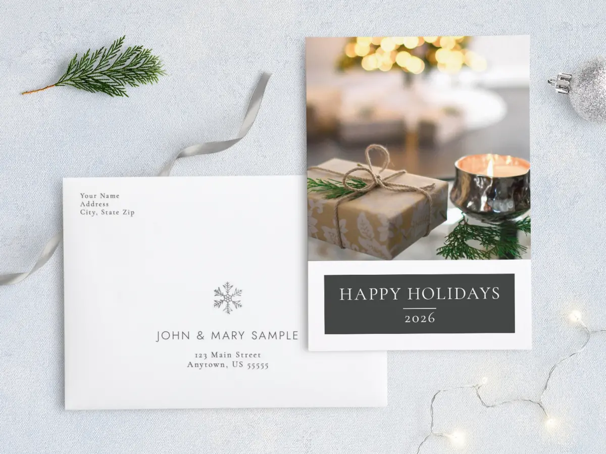 Front with Envelope Design