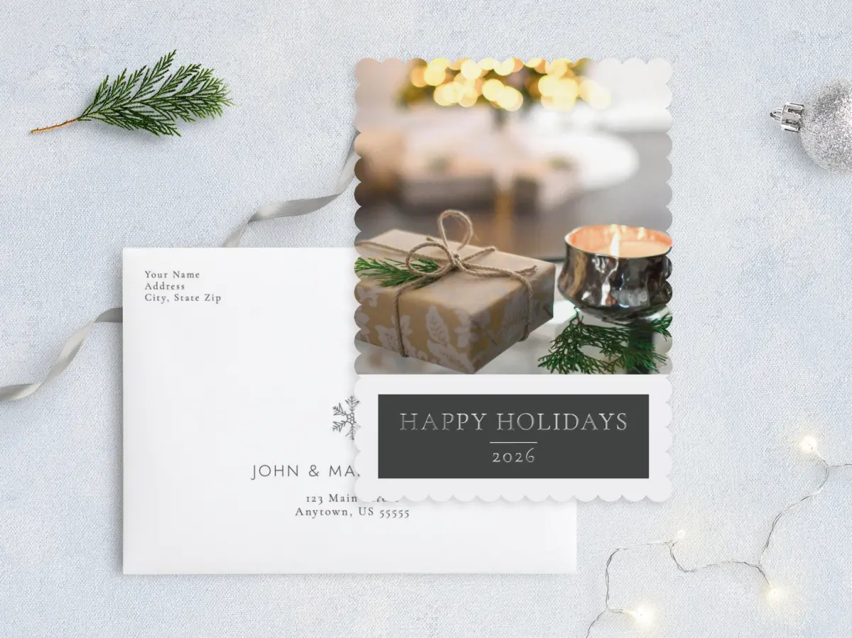 Front with Envelope Design