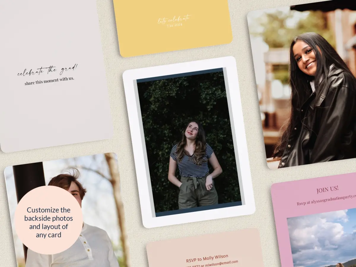 Grad Card Back