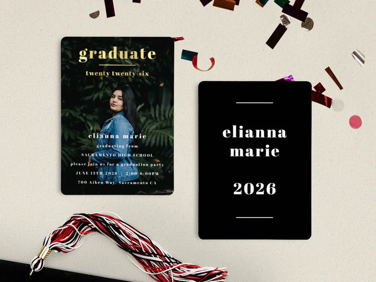 Grad Card Back