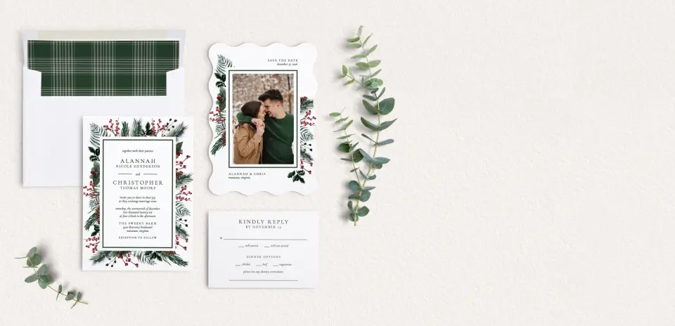 Front of Save the Date Card