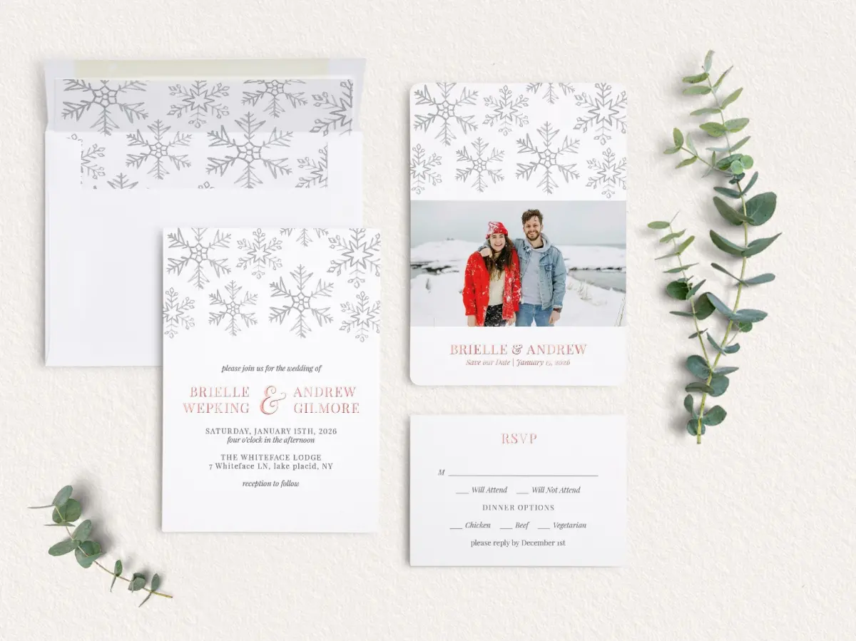 Front of Save the Date Card