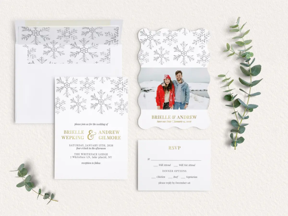 Front of Save the Date Card