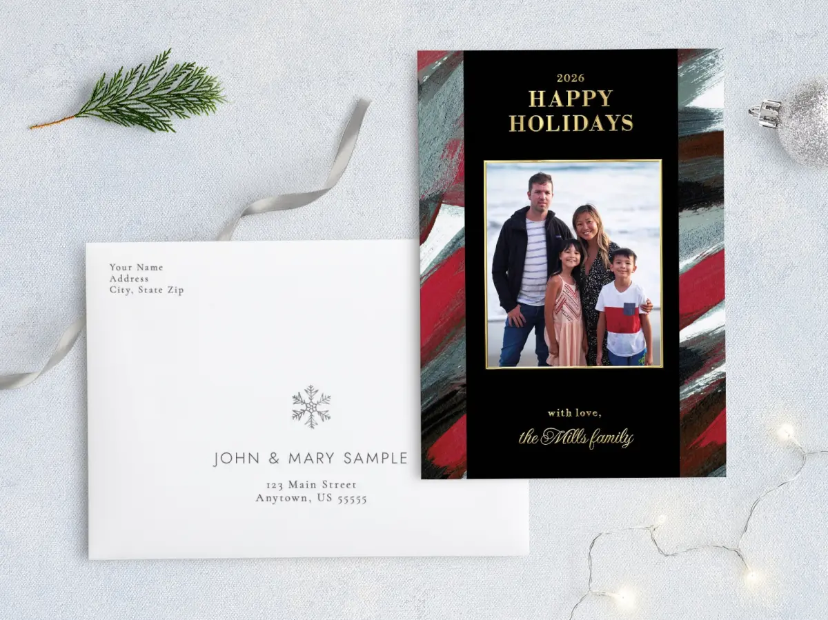 Front with Envelope Design