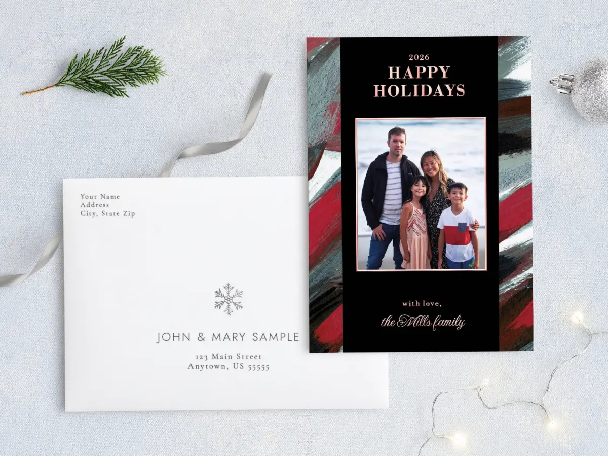 Front with Envelope Design