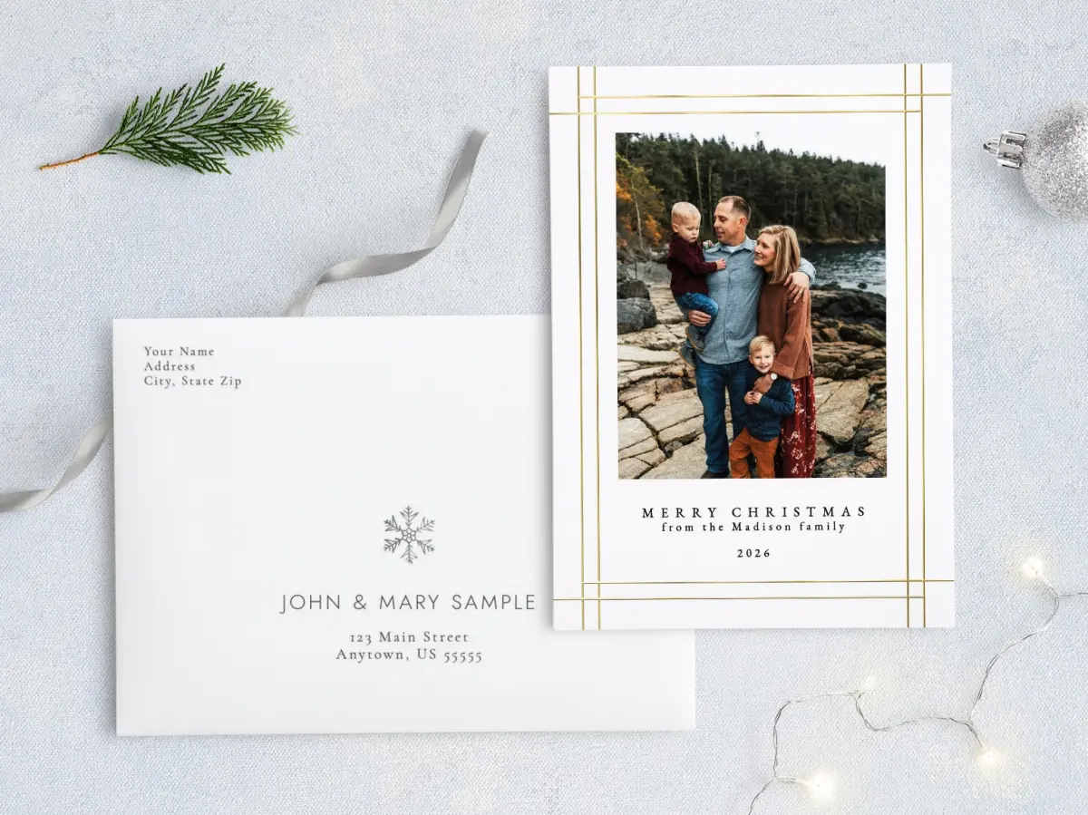 Front with Envelope Design