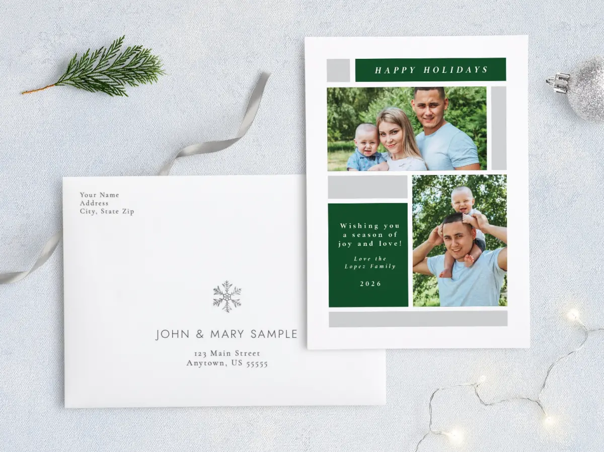 Front with Envelope Design