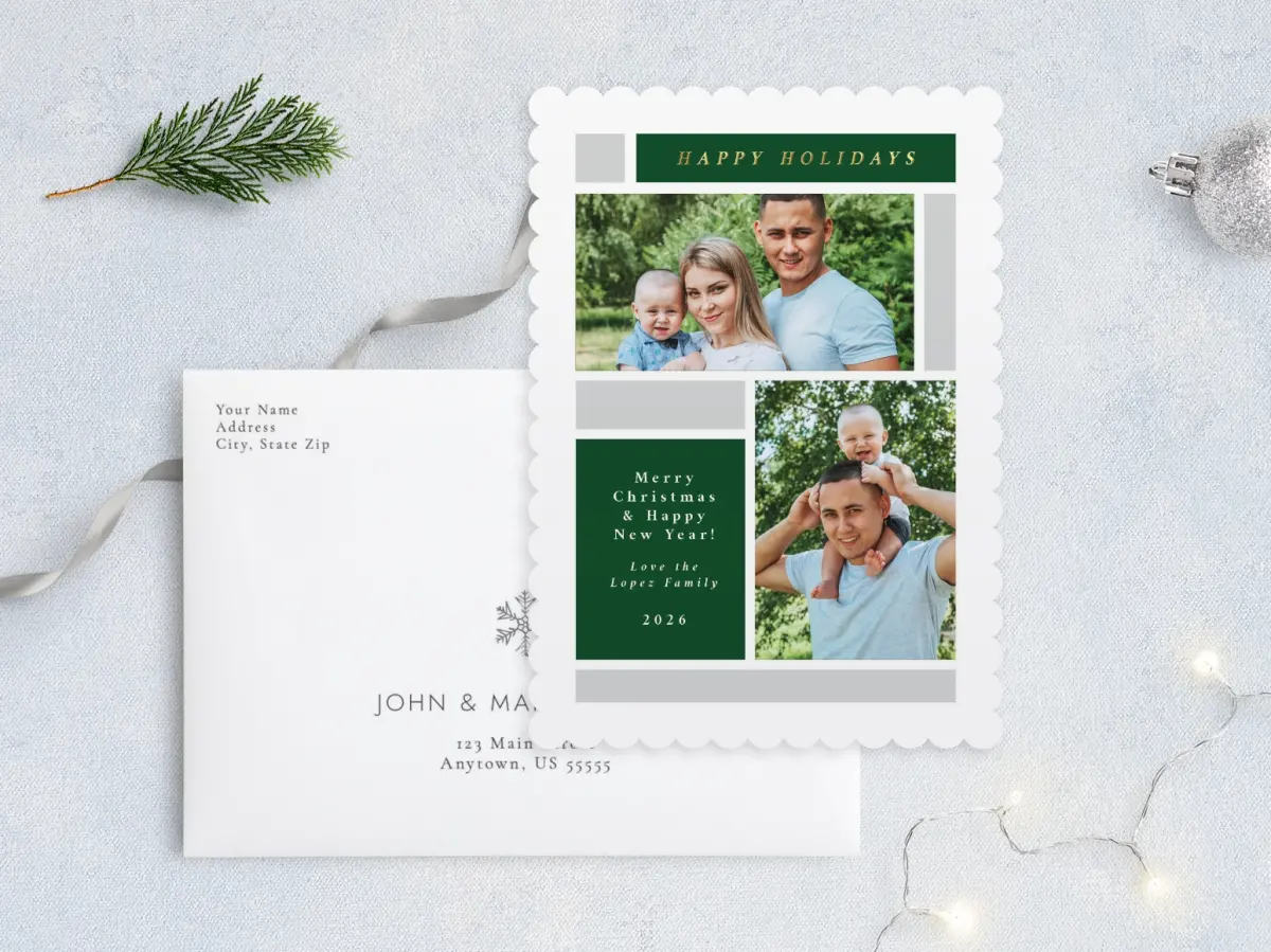 Front with Envelope Design