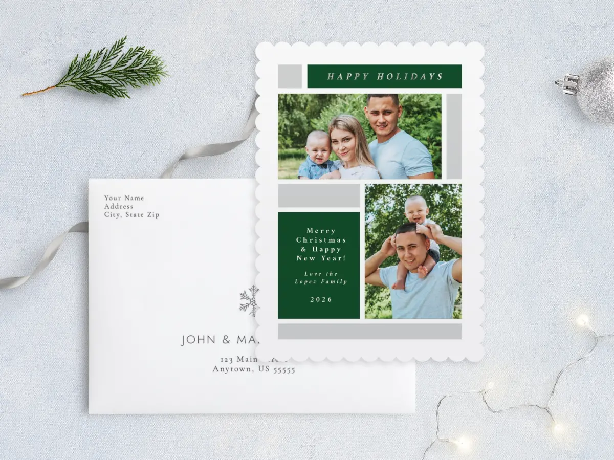 Front with Envelope Design