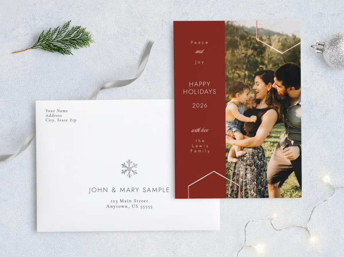 Front with Envelope Design