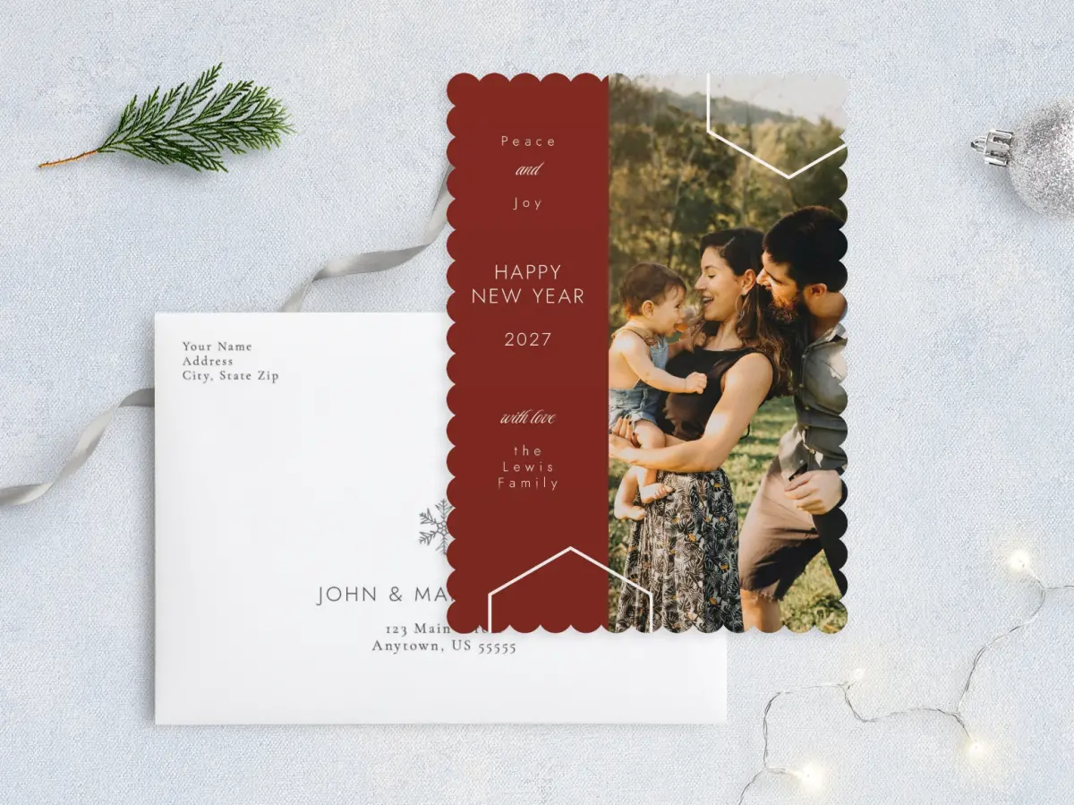Front with Envelope Design