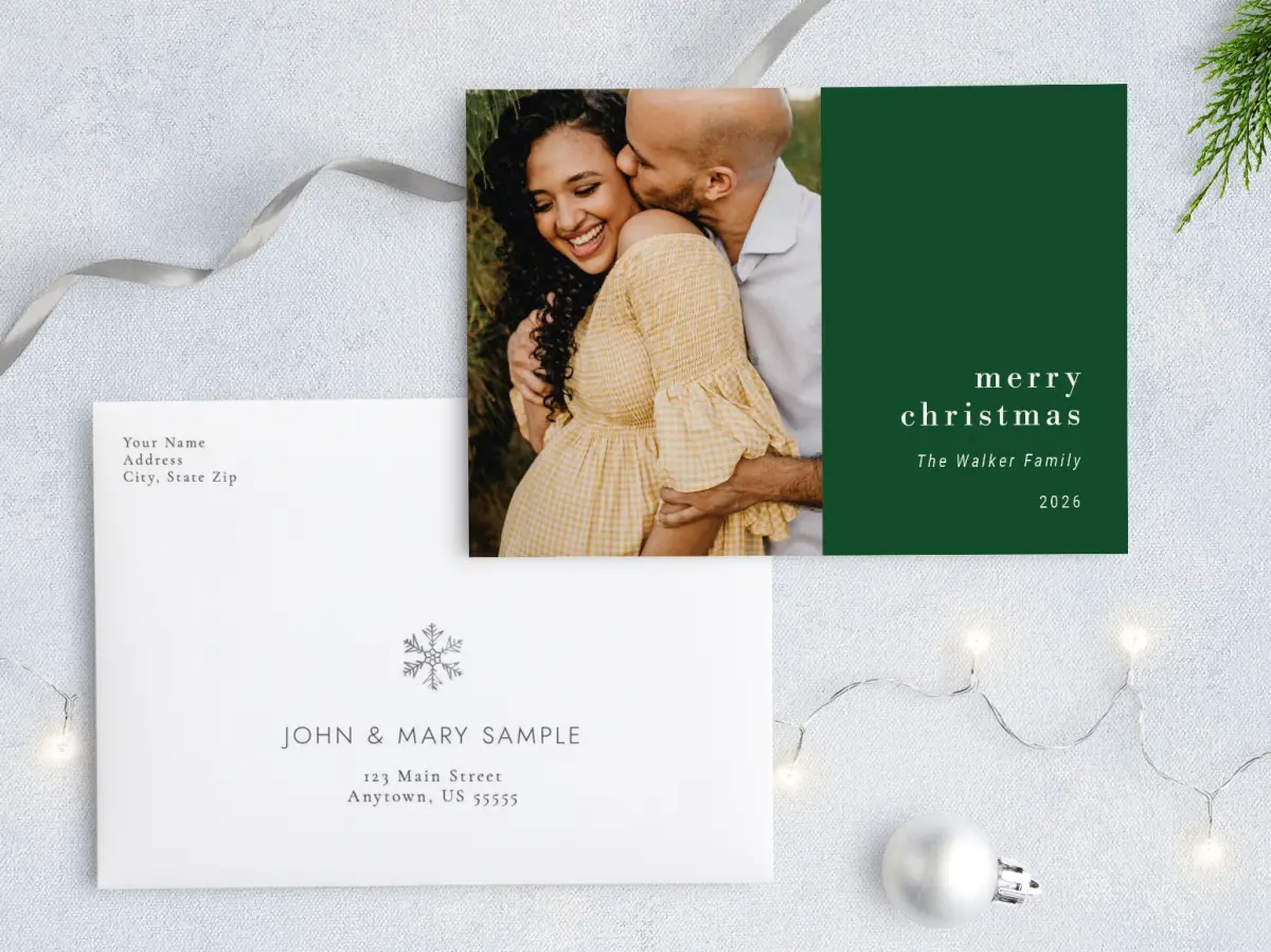 Front with Envelope Design