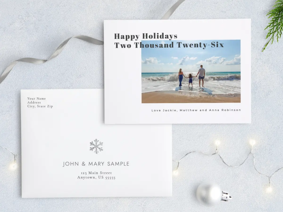 Front with Envelope Design