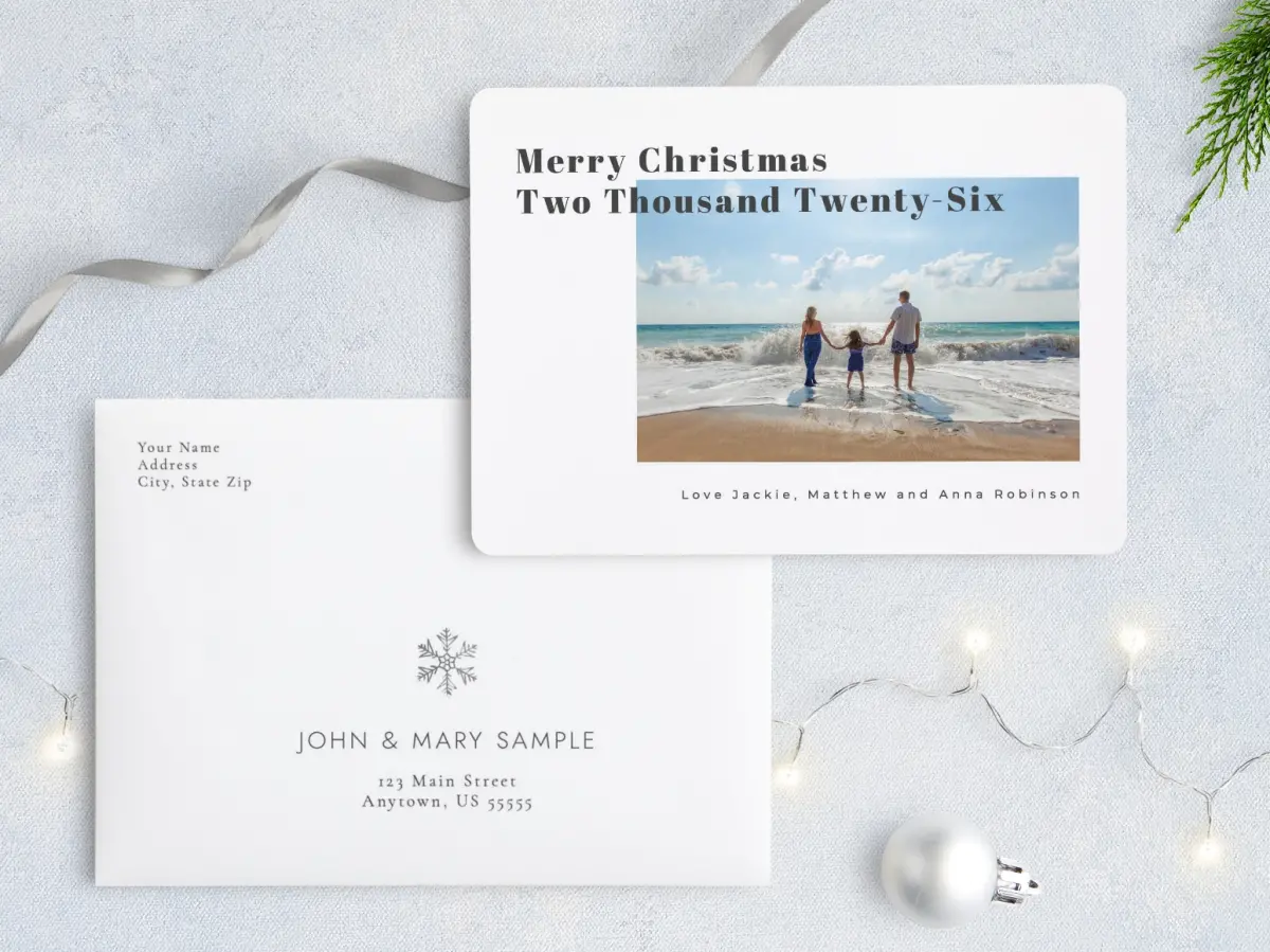 Front with Envelope Design