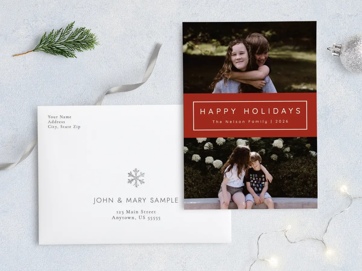 Front with Envelope Design