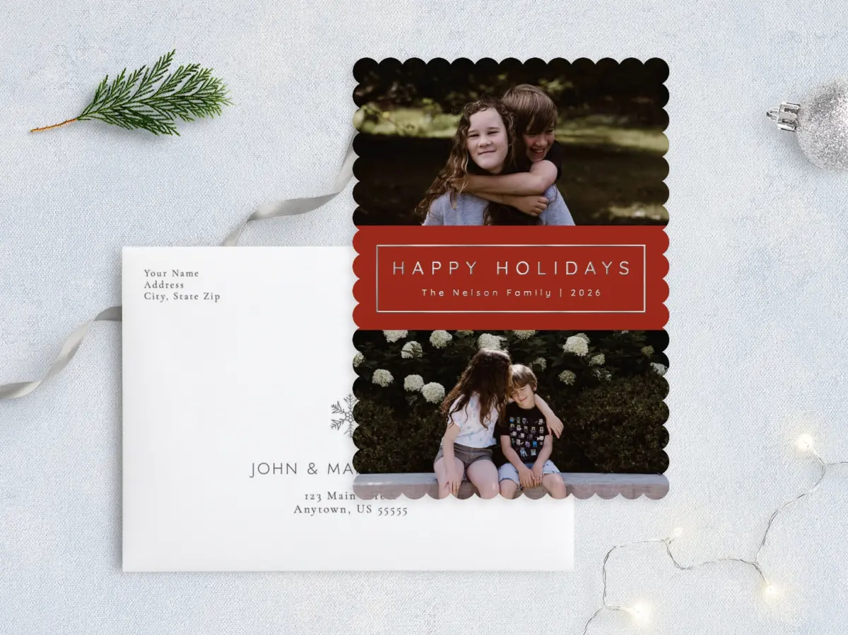 Front with Envelope Design