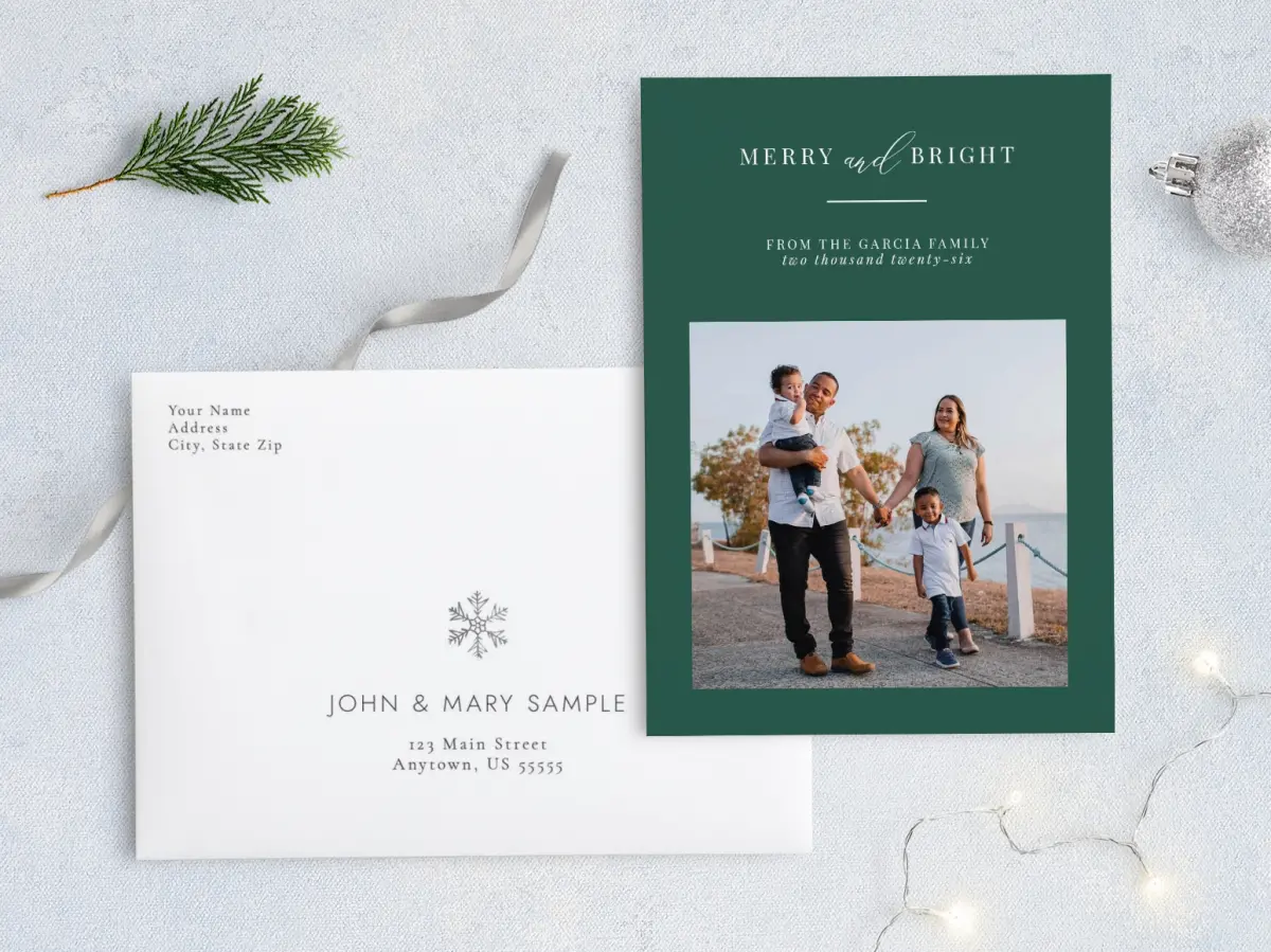 Front with Envelope Design