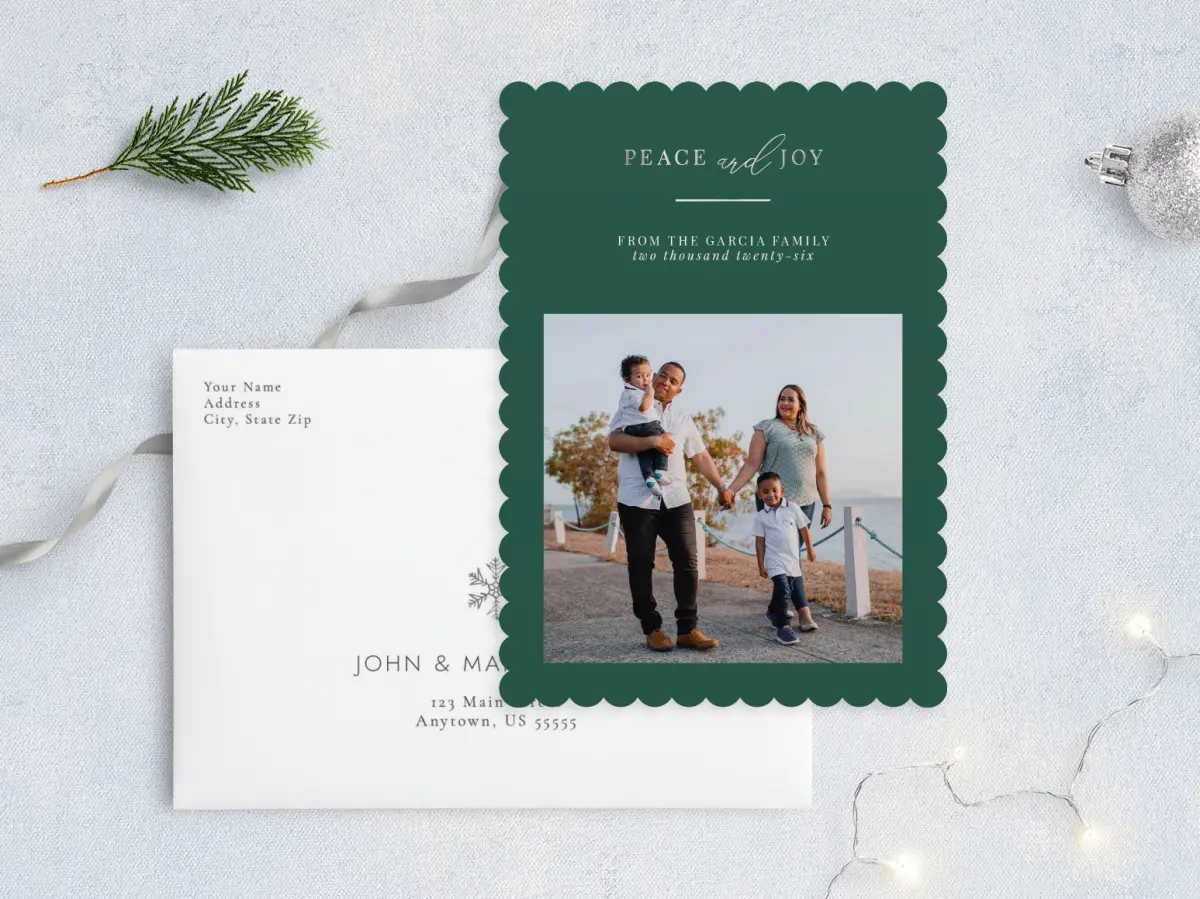 Front with Envelope Design