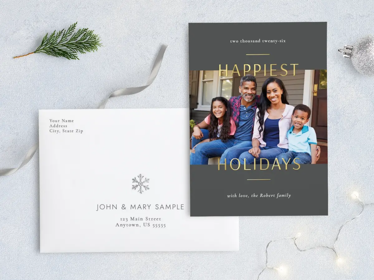 Front with Envelope Design