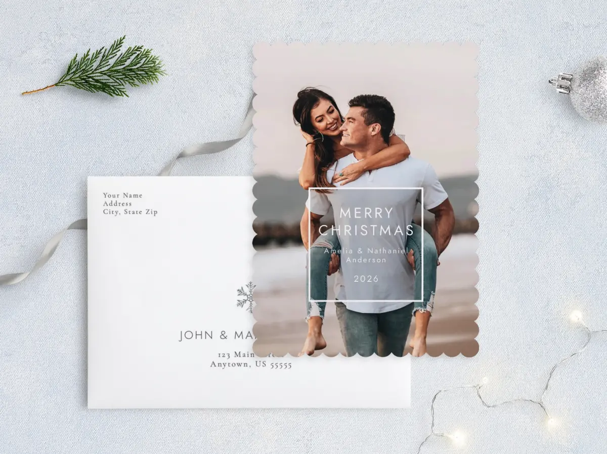 Front with Envelope Design