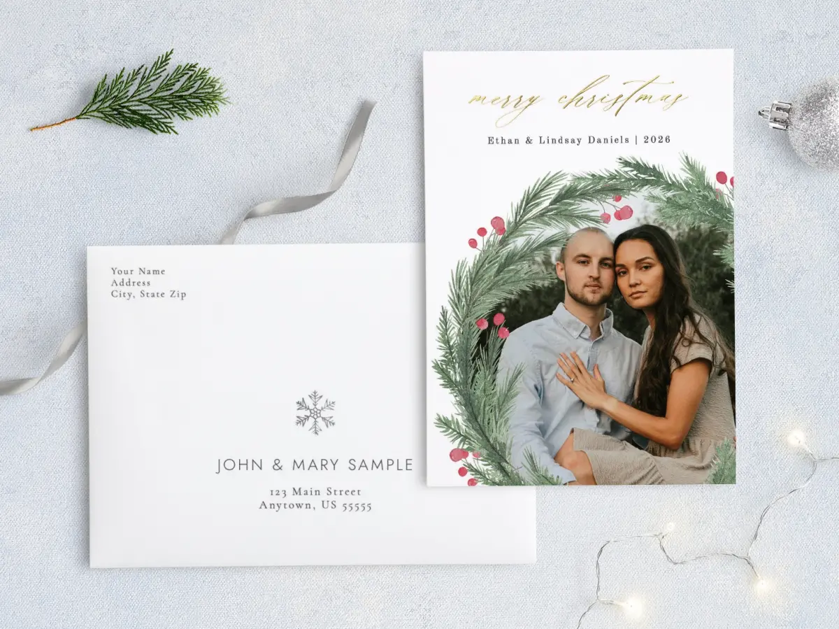 Front with Envelope Design