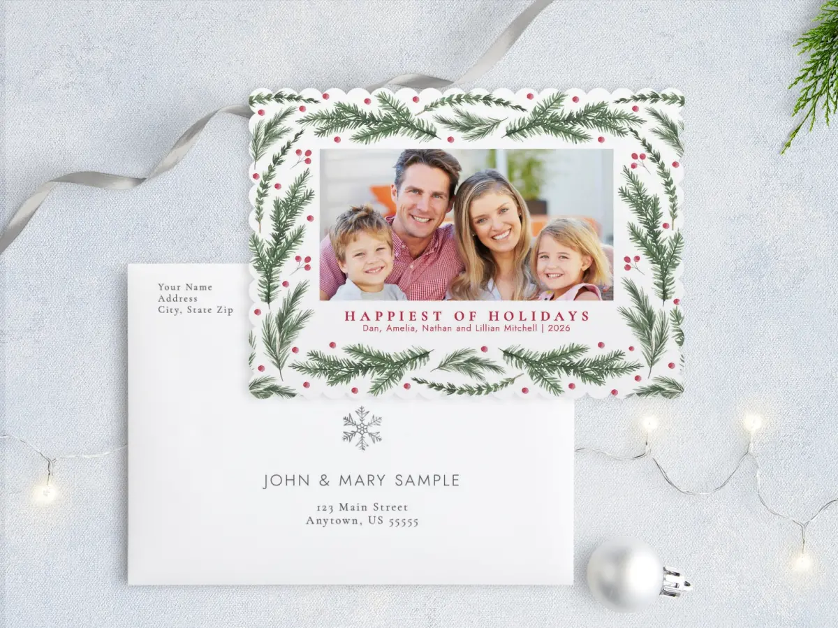 Front with Envelope Design