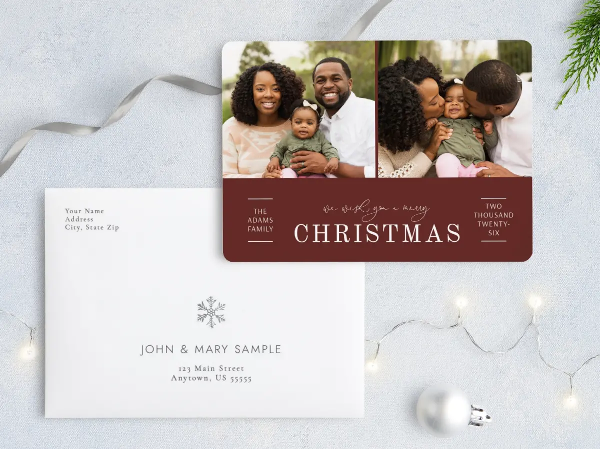 Front with Envelope Design