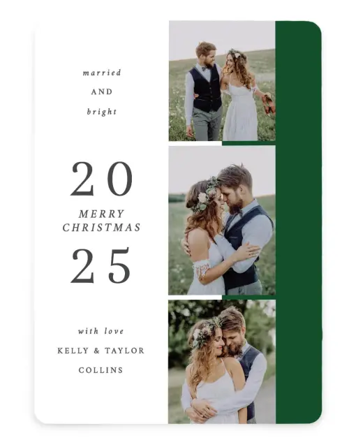 Married and Bright | Christmas Cards