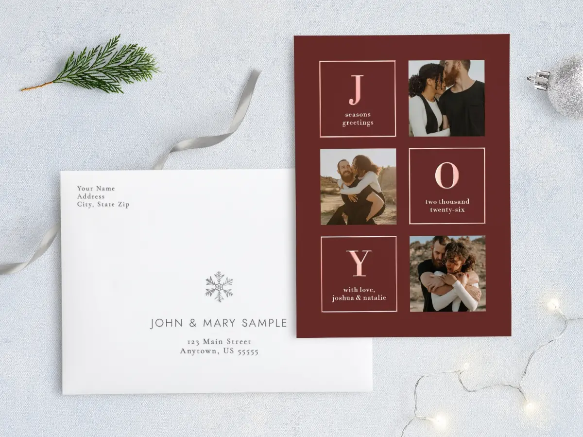 Front with Envelope Design