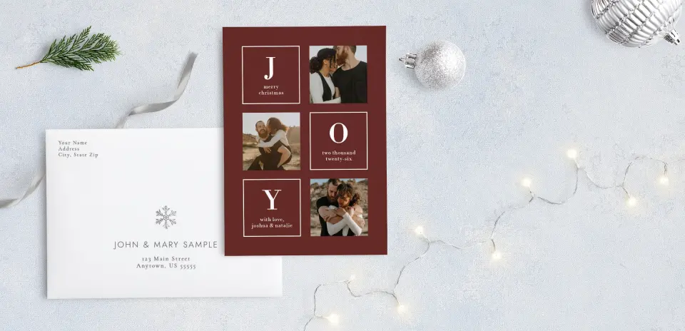 Front with Envelope Design