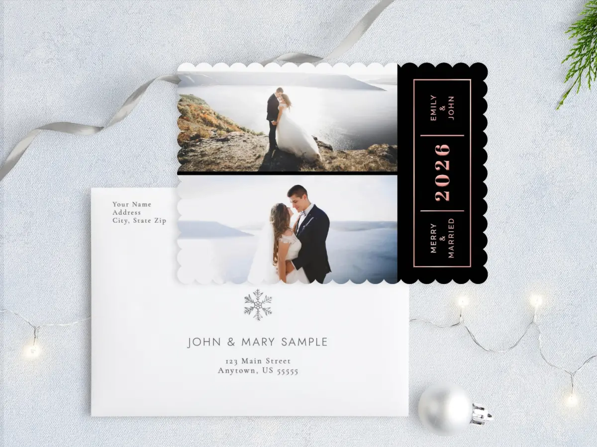 Front with Envelope Design