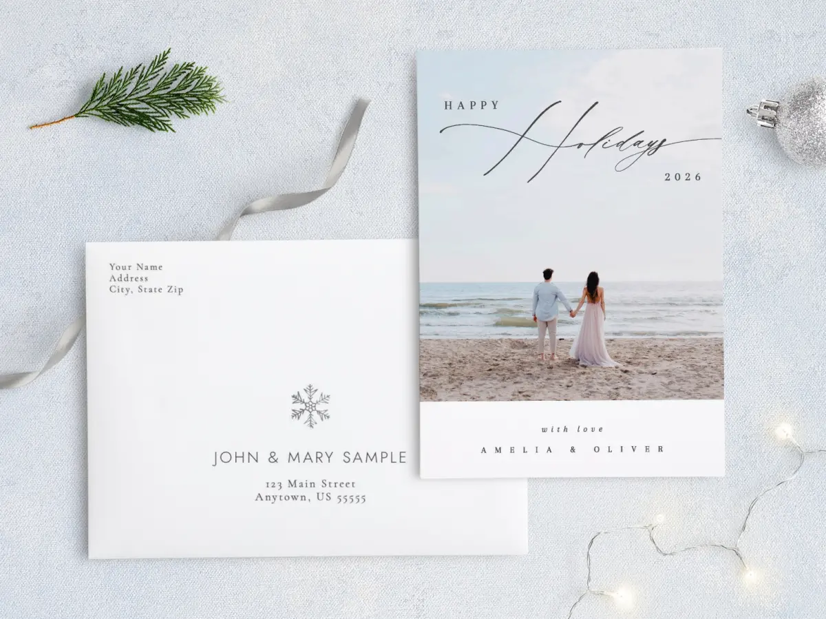Front with Envelope Design