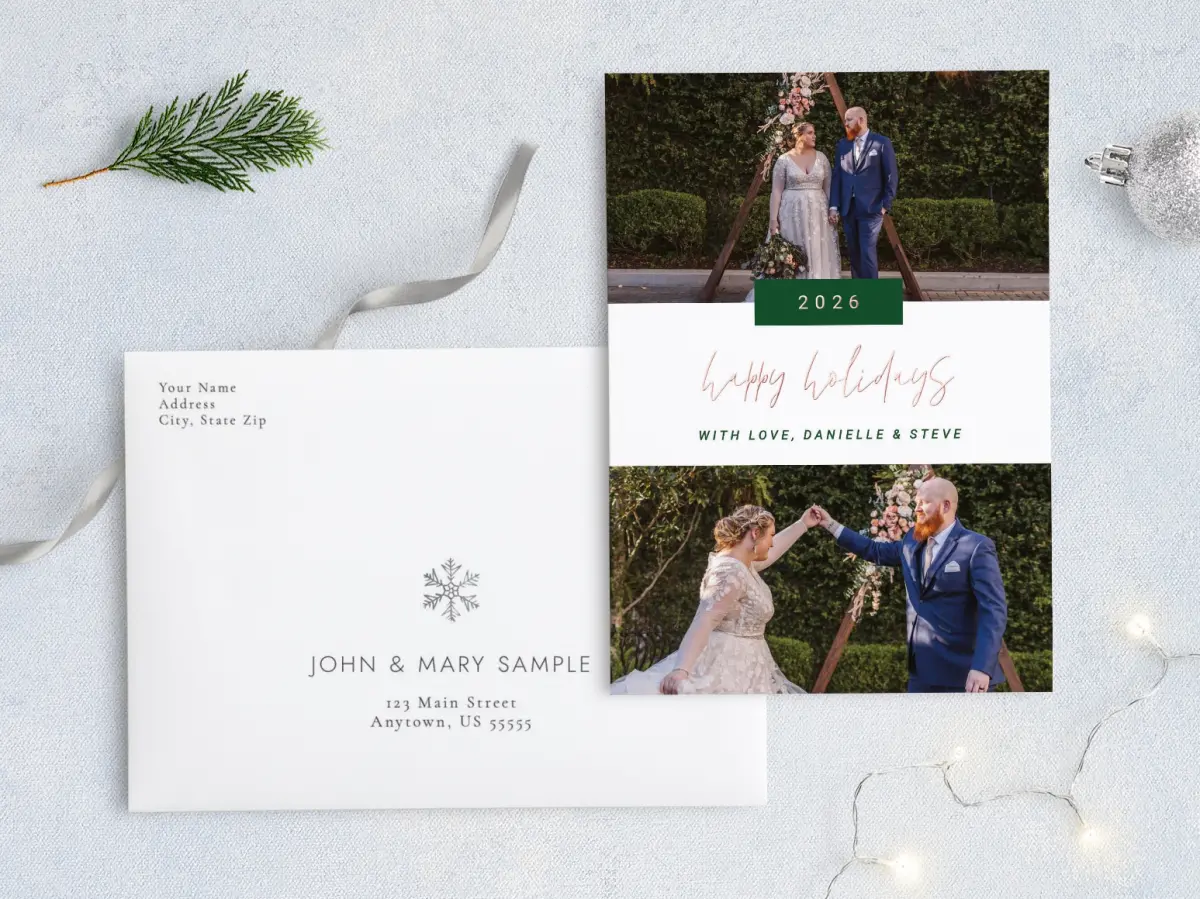 Front with Envelope Design
