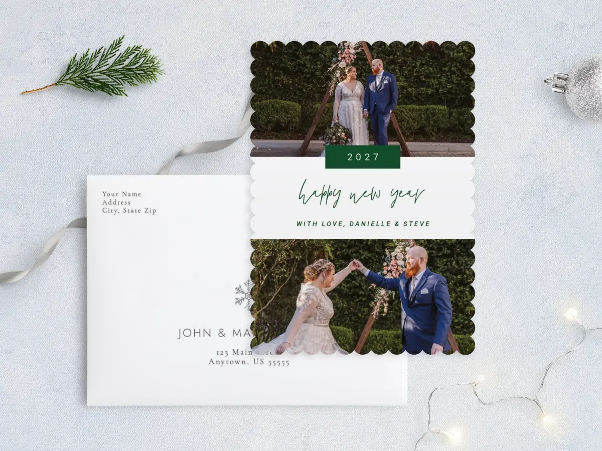 Front with Envelope Design