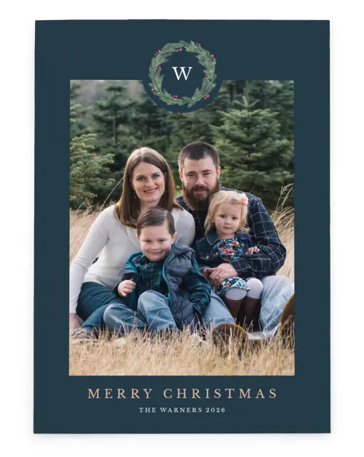 Holiday Wreath | Christmas Cards